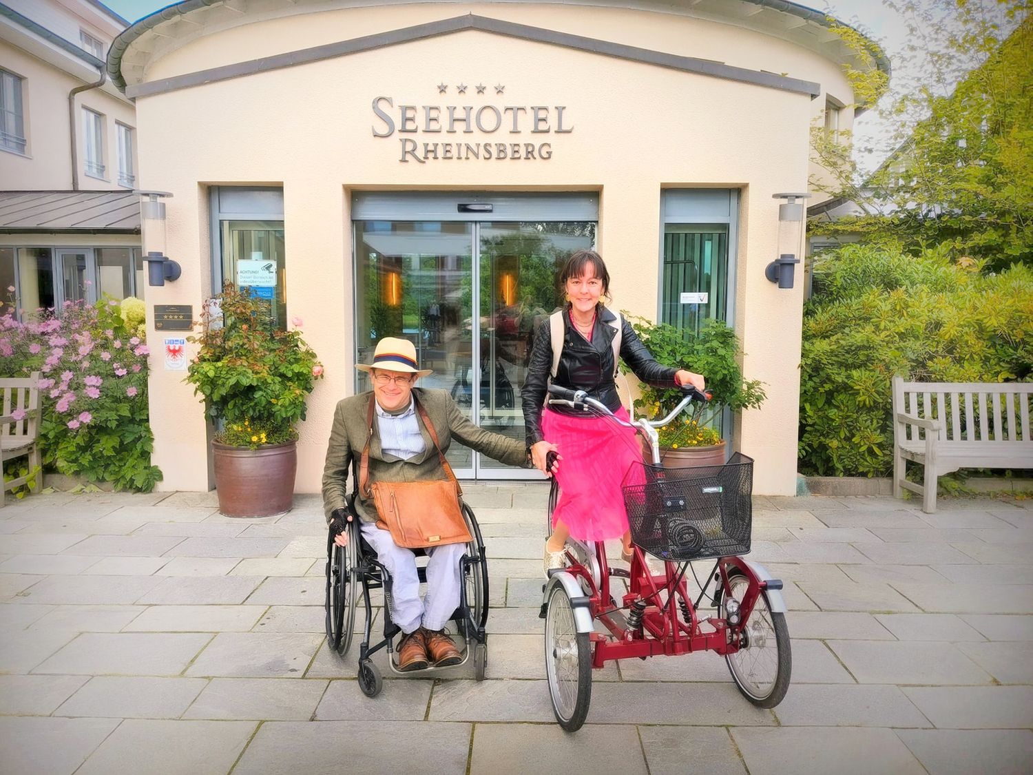 Dr Helen Cowan and her husband William