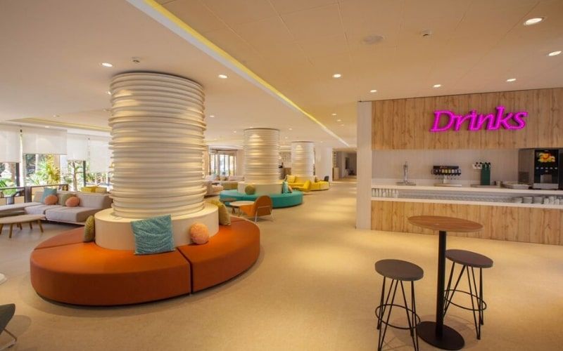 indoor lobby lounge area - Abora Continental Hotel, Gran Canaria.