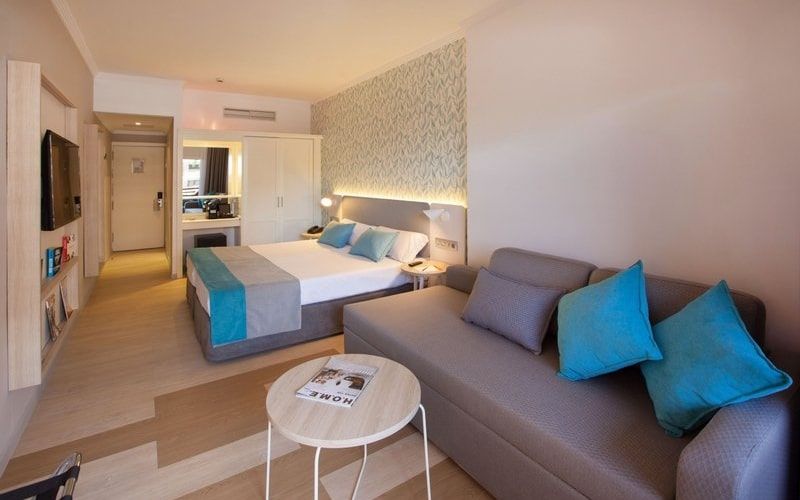 spacious hotel room with a living room - Abora Continental Hotel, Gran Canaria.