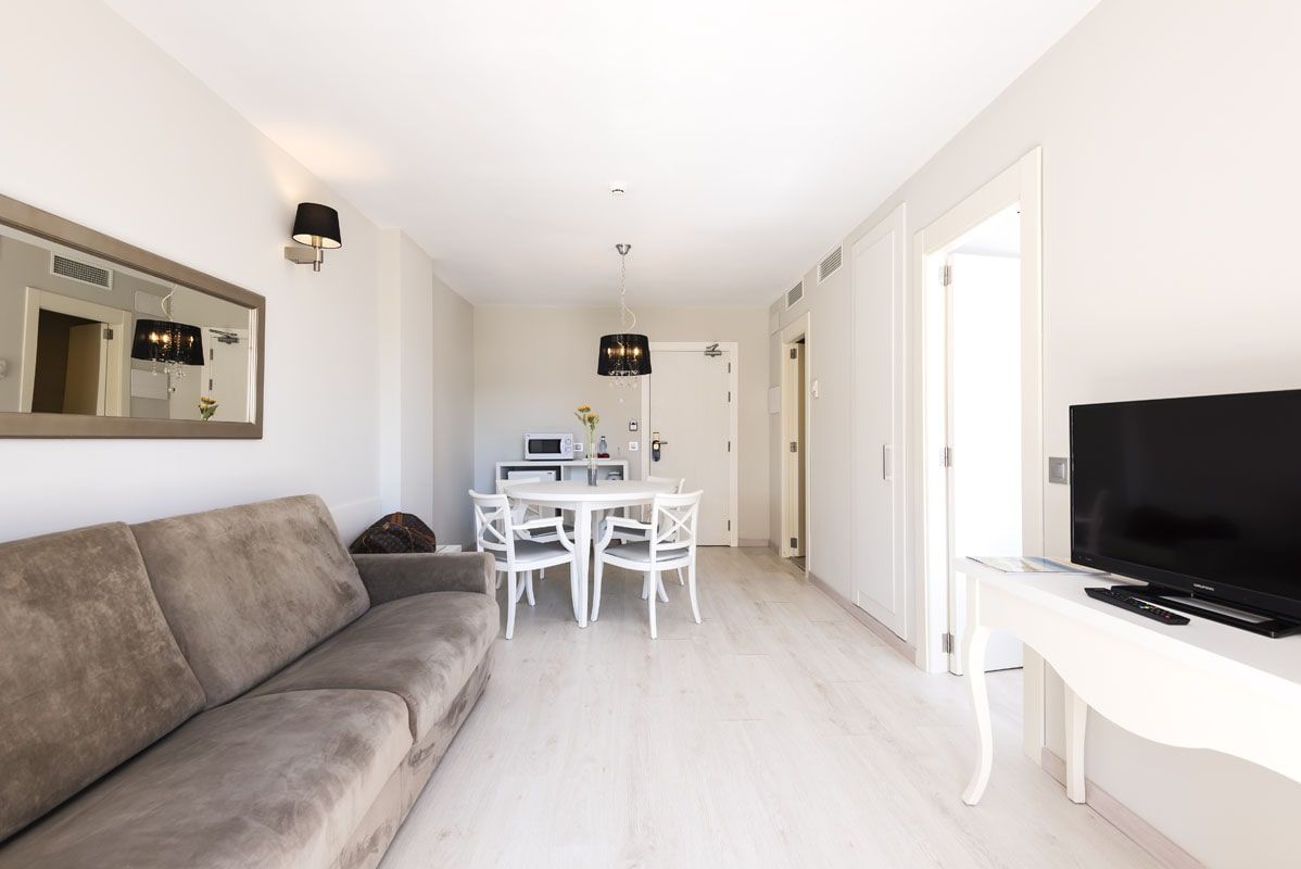 bright and spacious hotel room