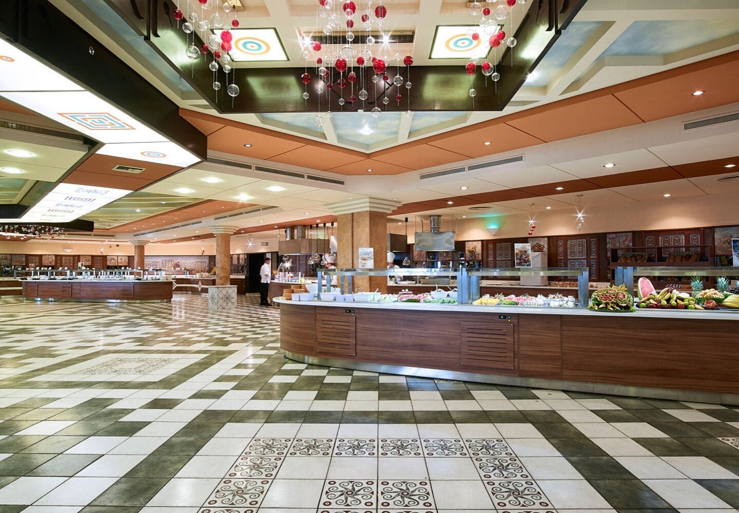 indoor restaurant and dining area