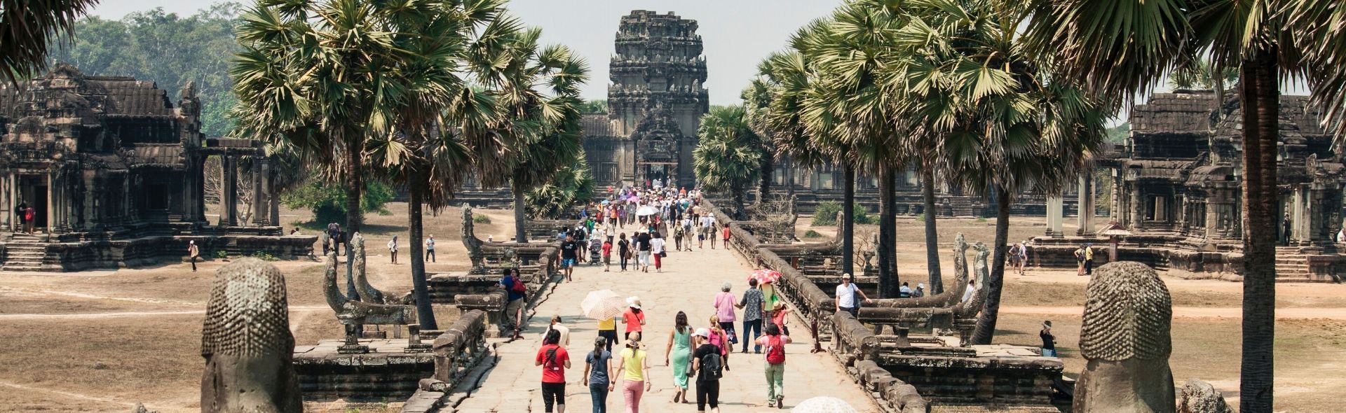 flat bridge leading to historical city