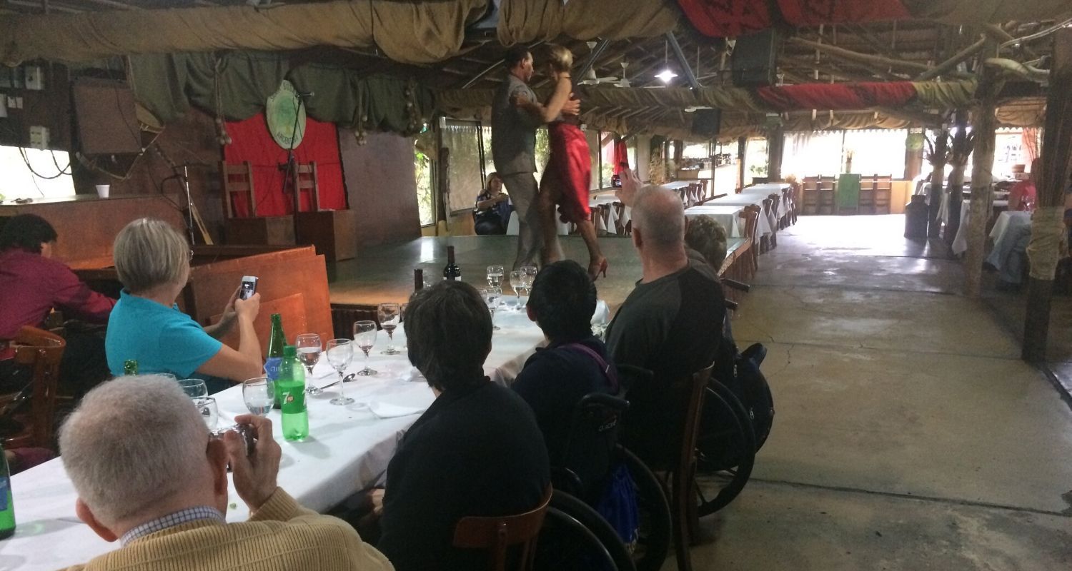 indoor entertainment that consists of dancing