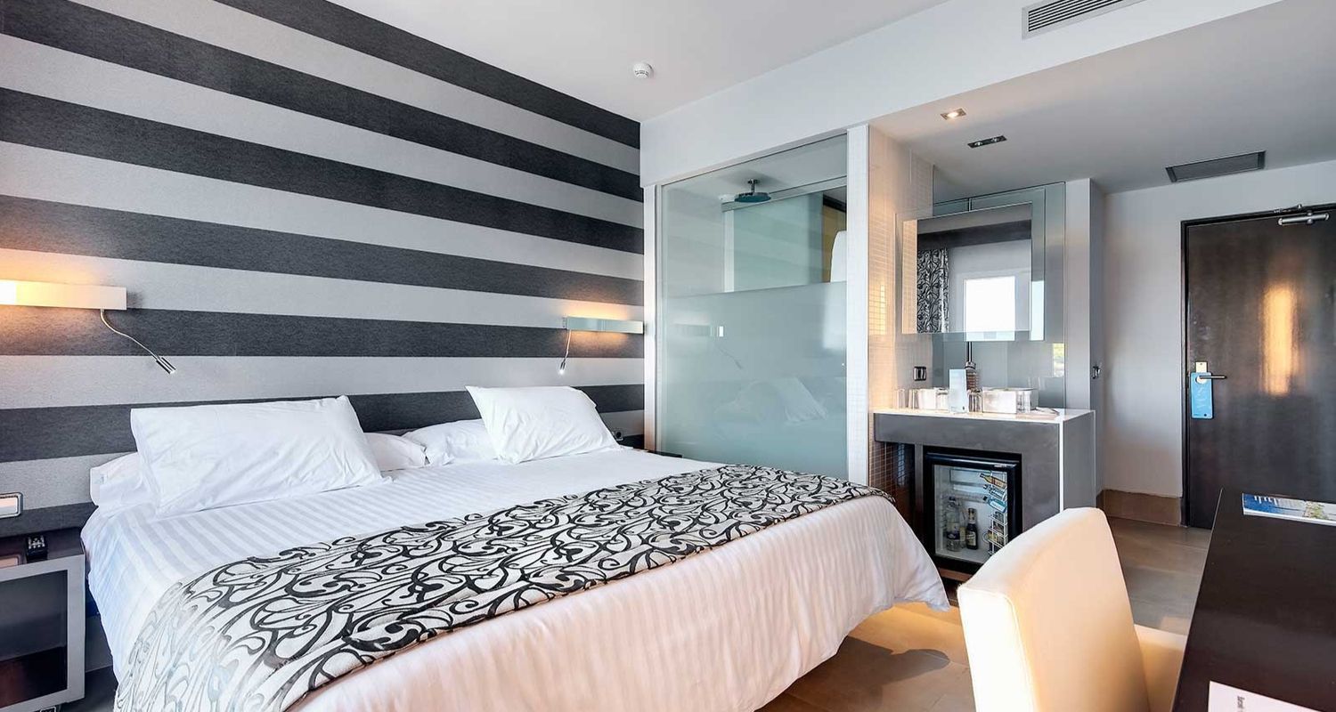 large bedroom with double bed