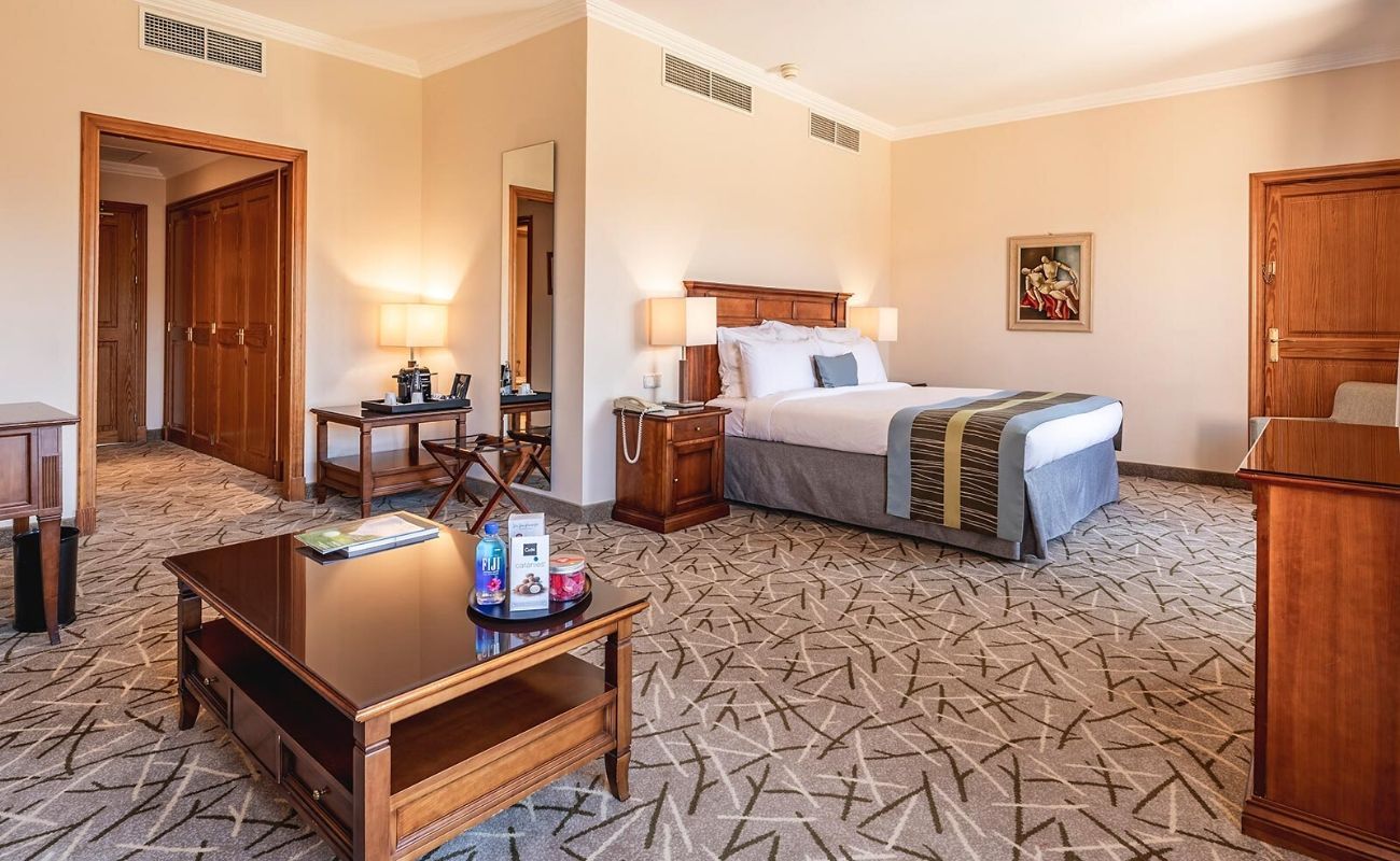 bright and spacious hotel room