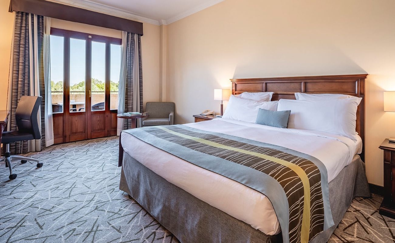 bright and spacious hotel room