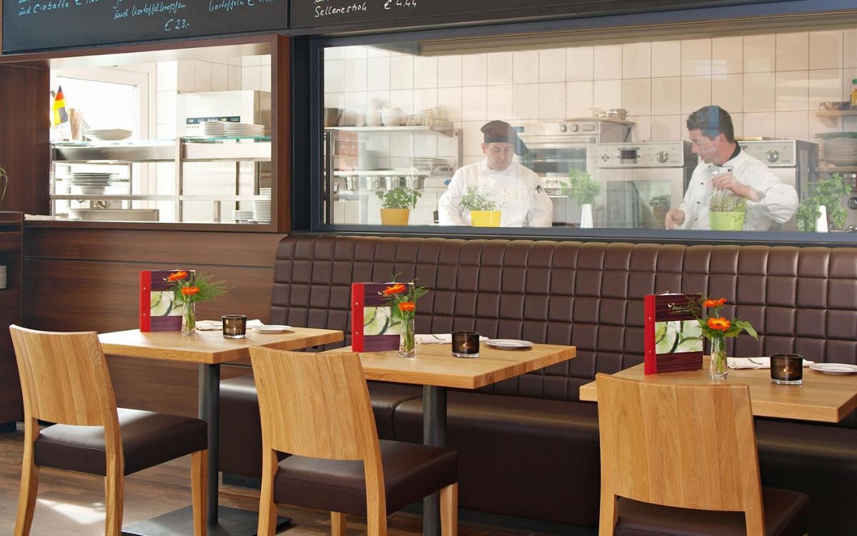 indoor restaurant and dining area