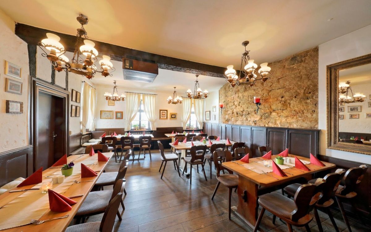 indoor restaurant and dining area