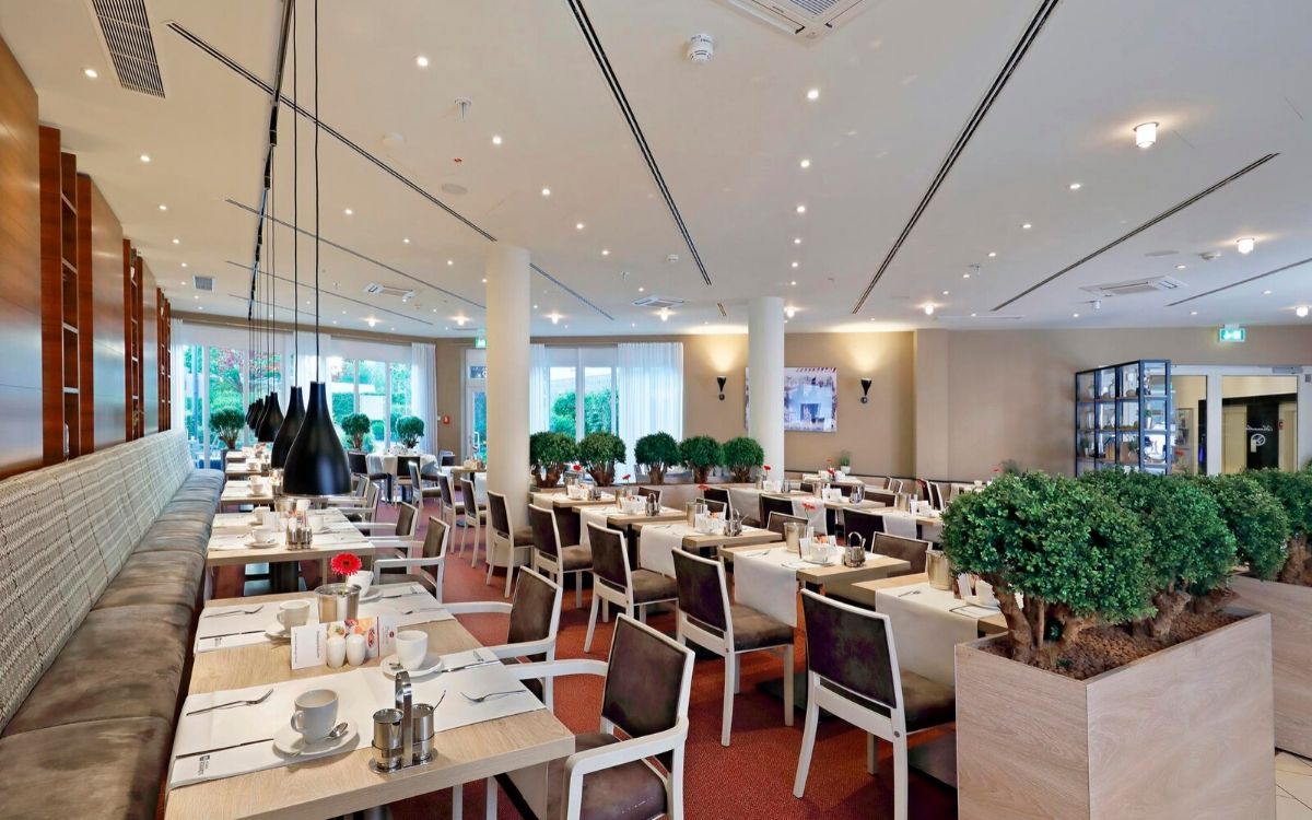 indoor restaurant and dining area