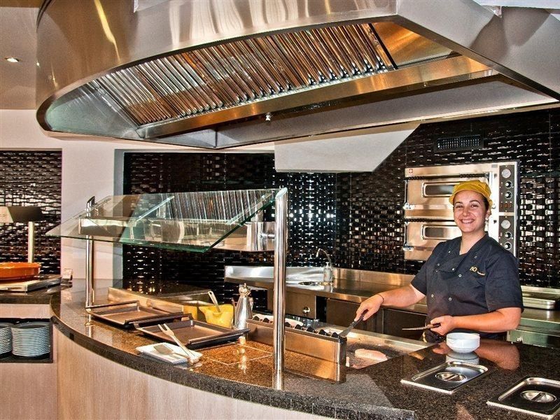 indoor restaurant and dining area