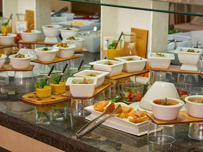 indoor restaurant and dining area