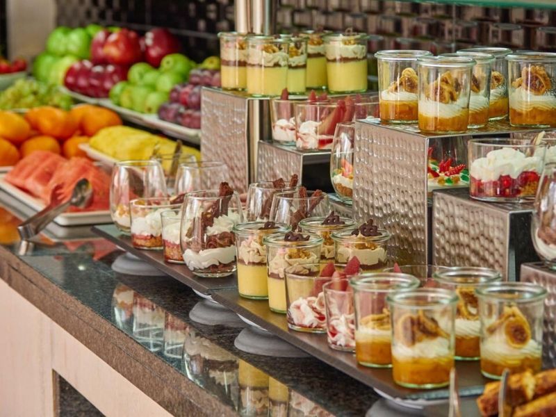 indoor restaurant and dining area