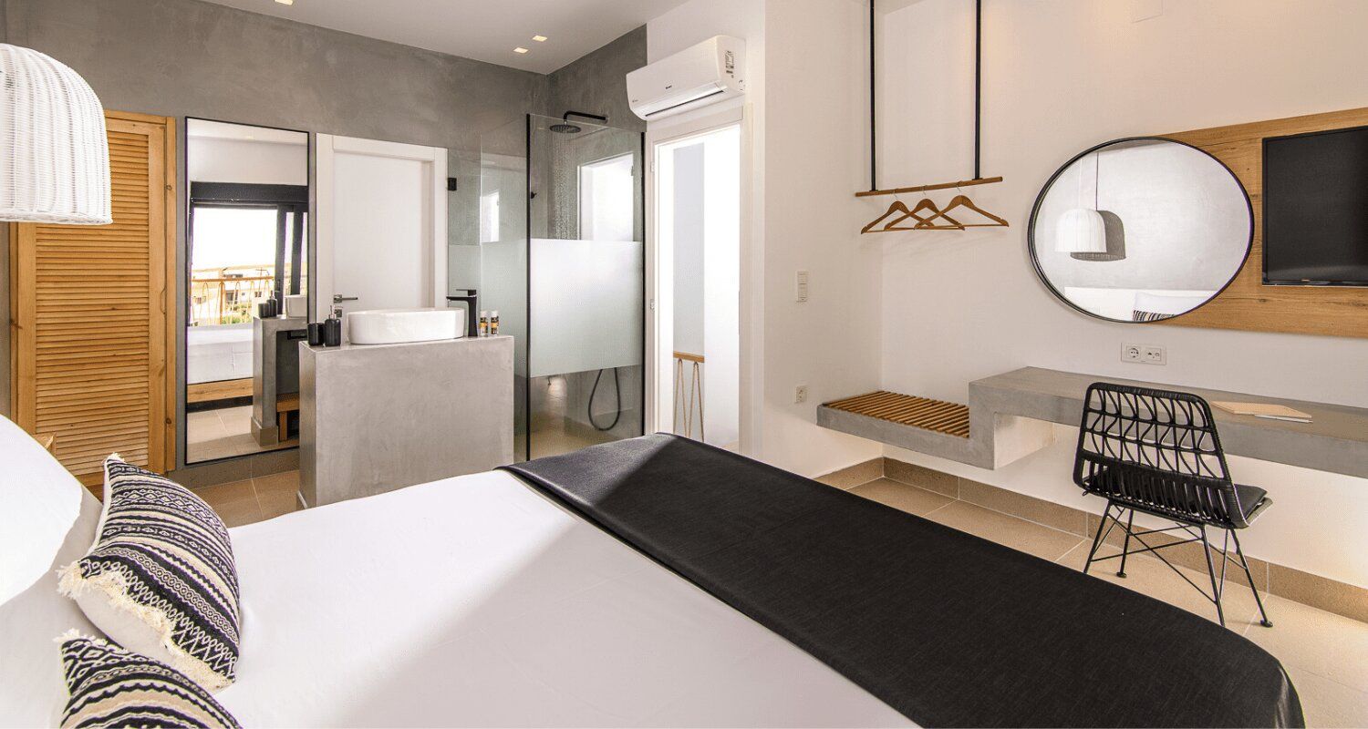 spacious bedroom with an en-suite