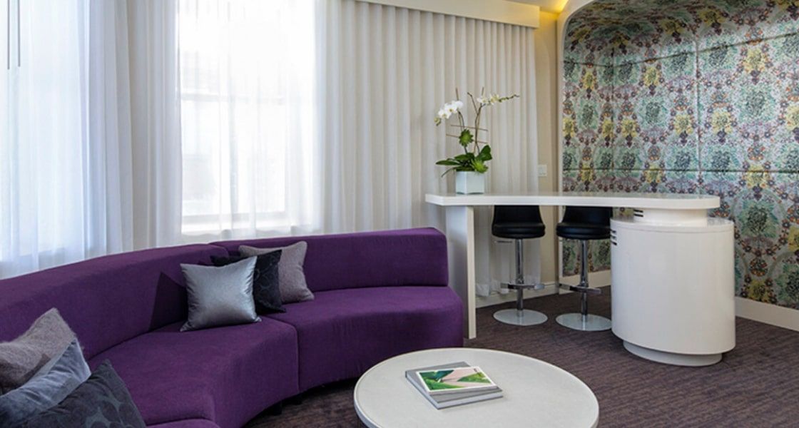 hotel suite living room