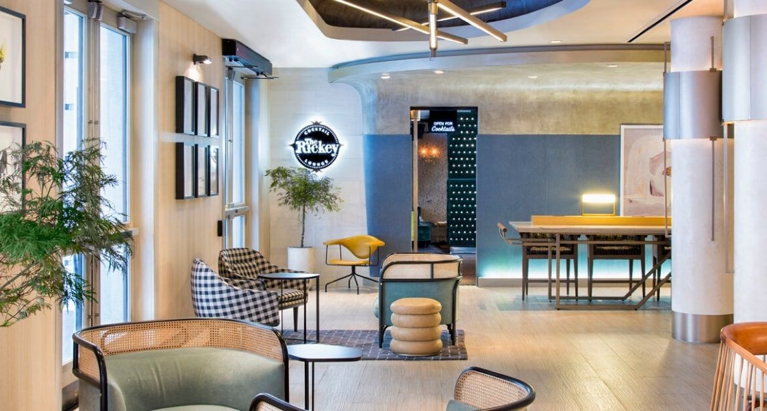 indoor restaurant and dining room