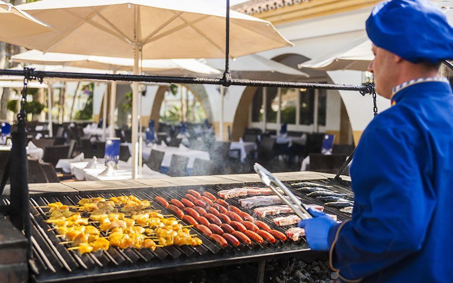 outdoor BBQ during the summer
