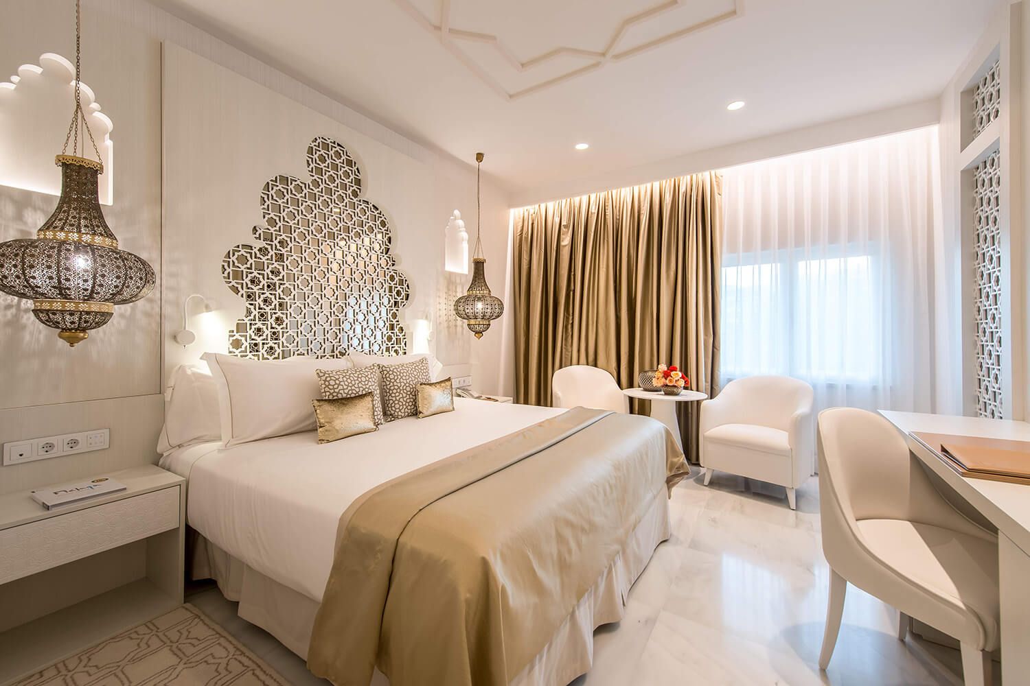 bright and spacious hotel room