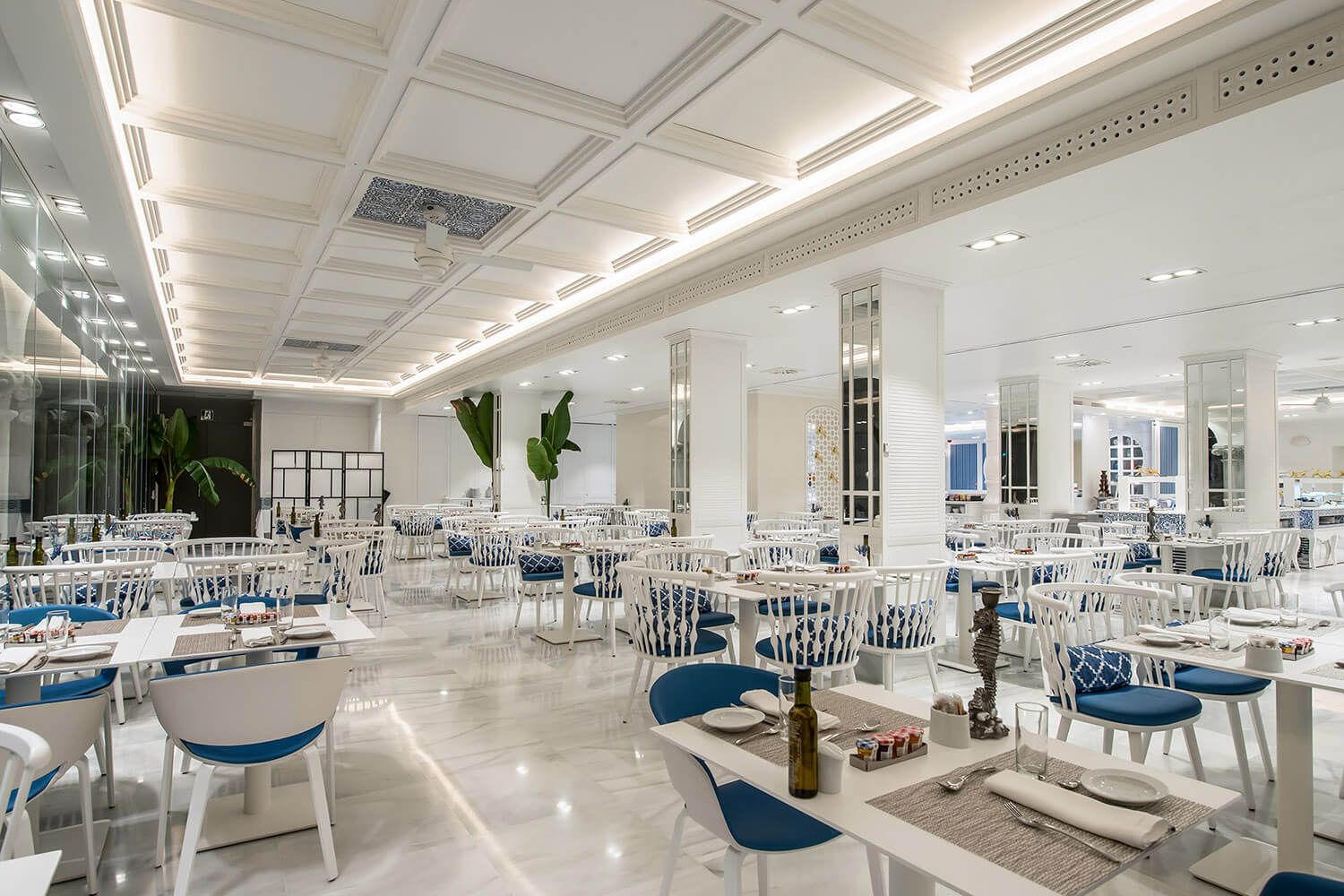 indoor restaurant and dining area