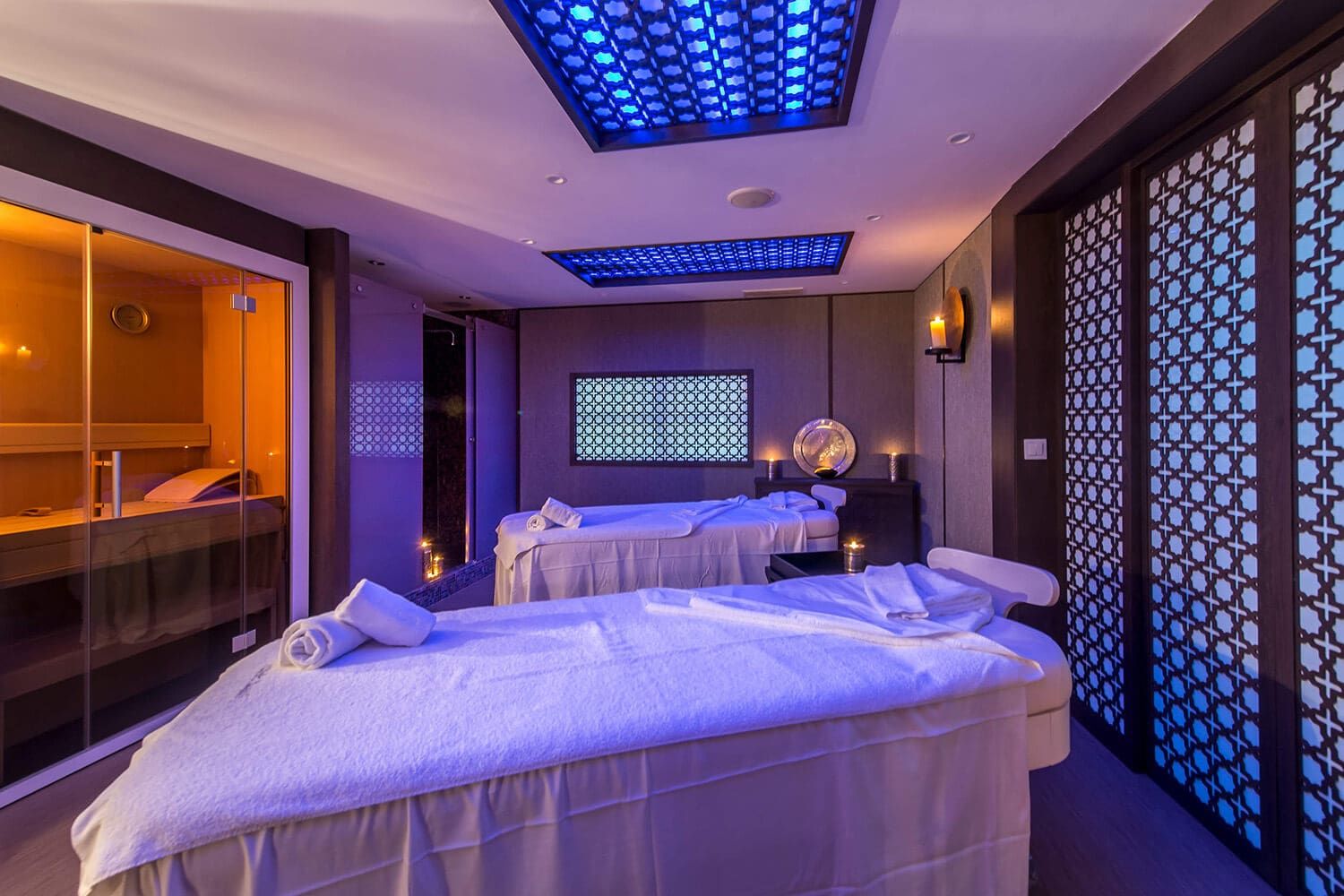 massage room for relaxation