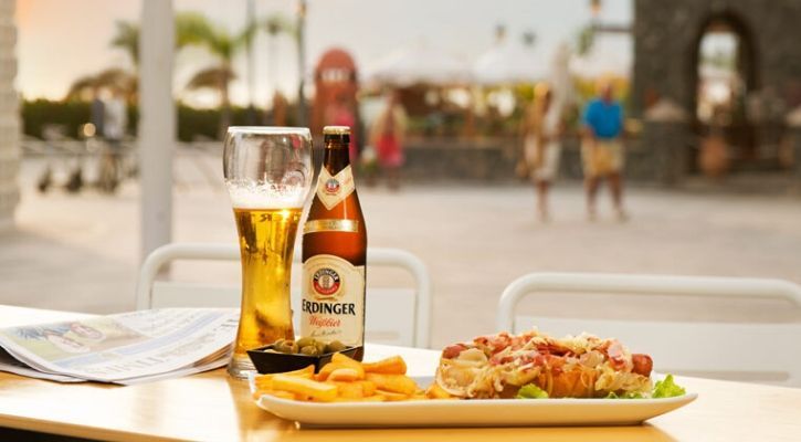 cold beer on a hot day