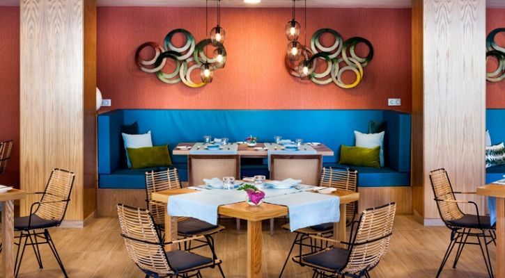 indoor dining area with warm atmosphere