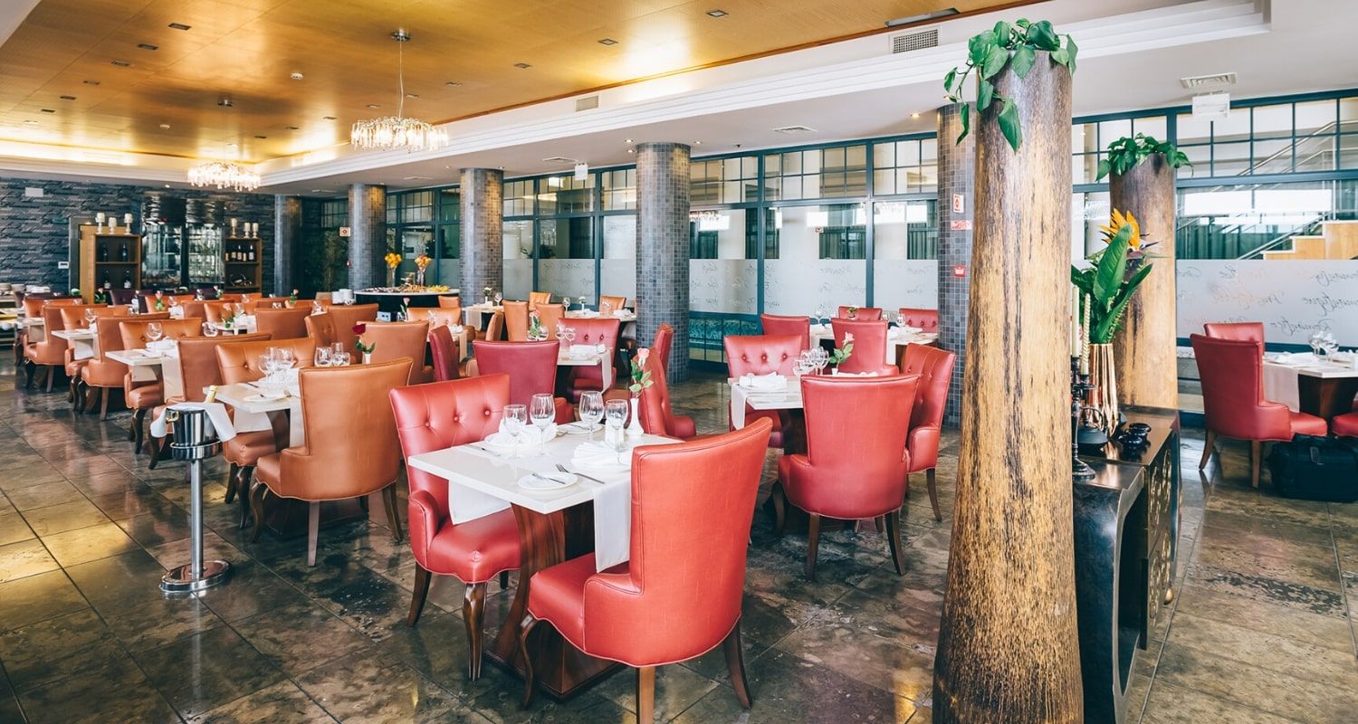 indoor restaurant and dining area