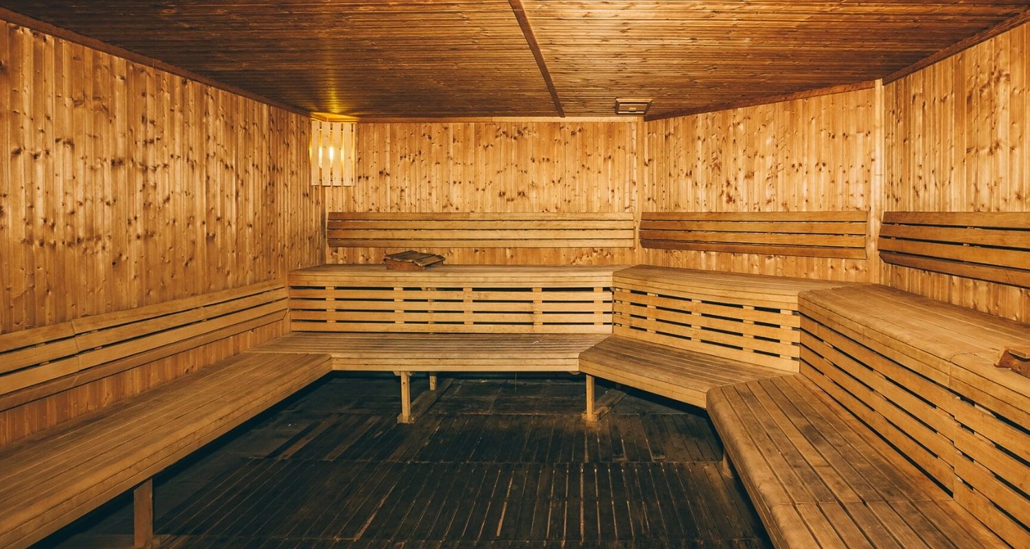sauna in the wellness centre