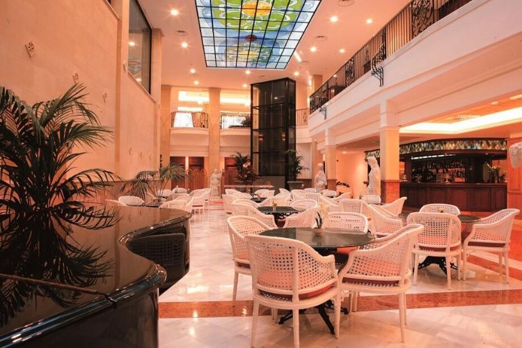 indoor restaurant and dining area