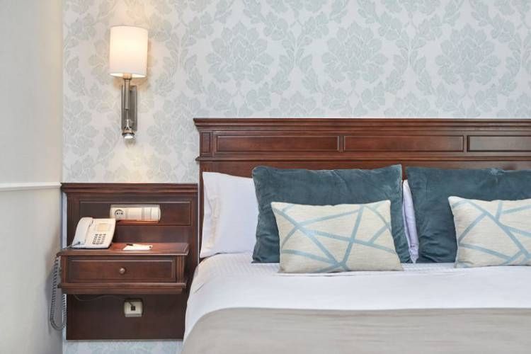 bright and spacious hotel room