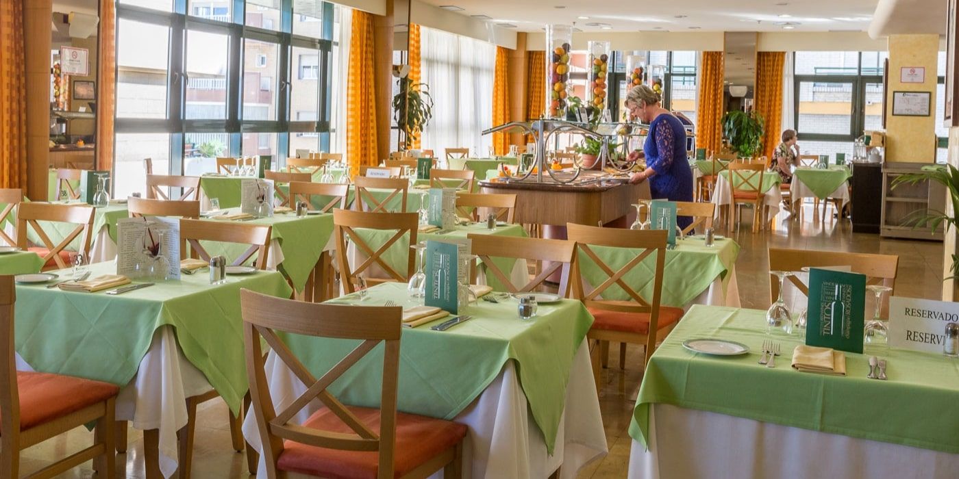 indoor buffet restaurant