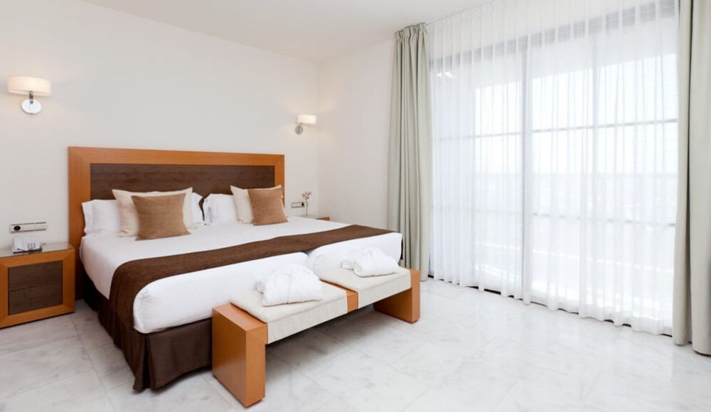 bright and spacious bedroom in the villa