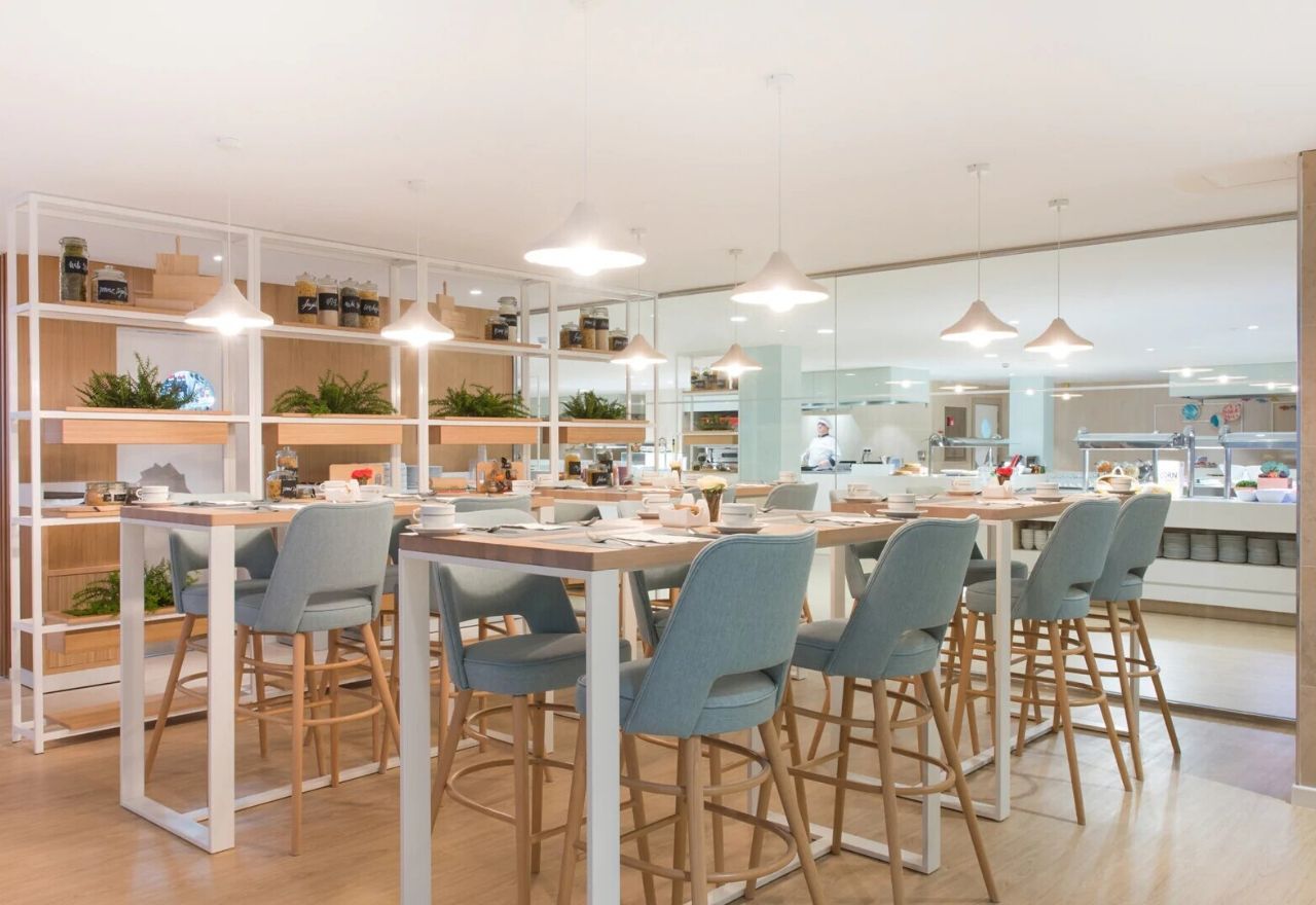 indoor restaurant and dining room