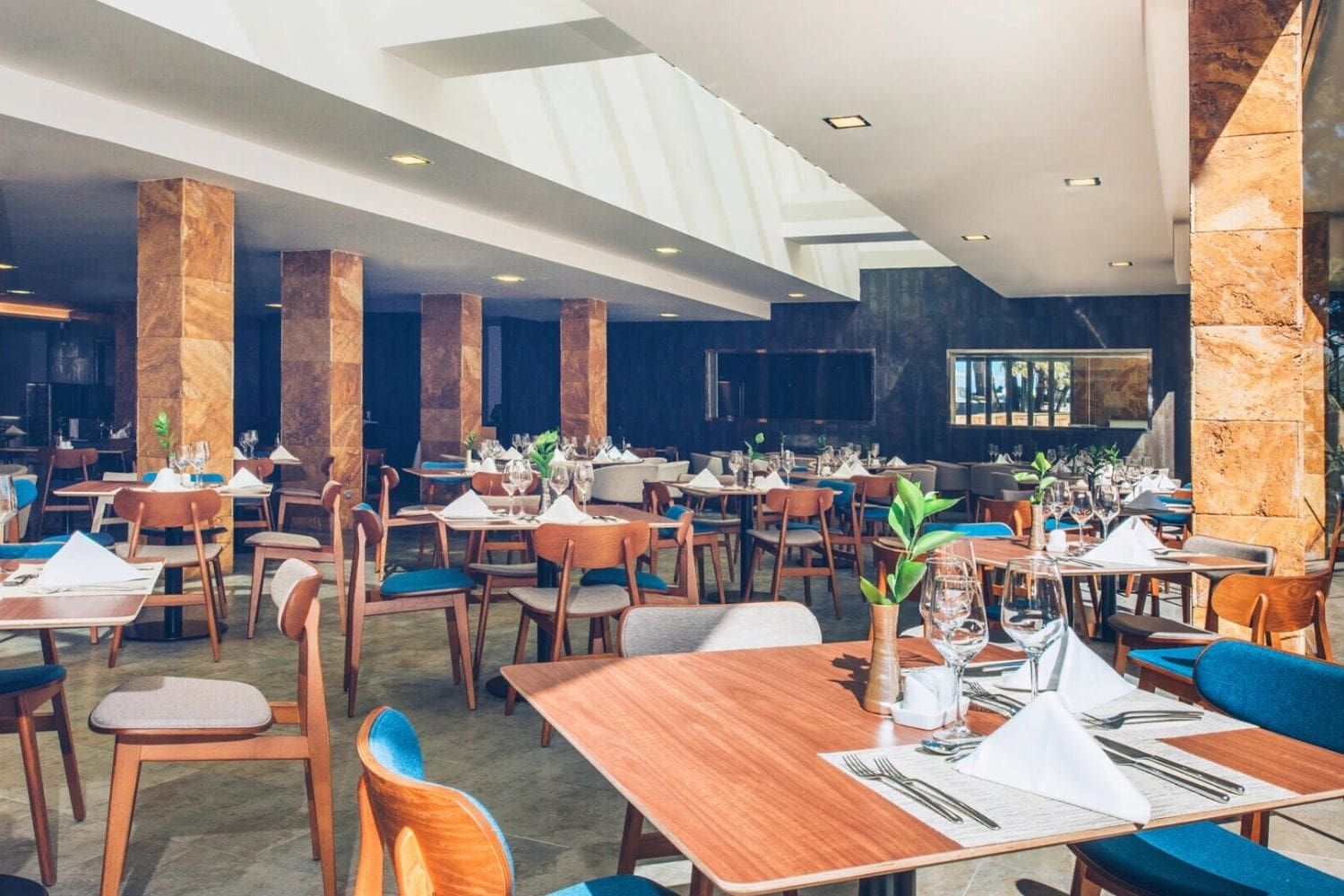 indoor restaurant and dining area