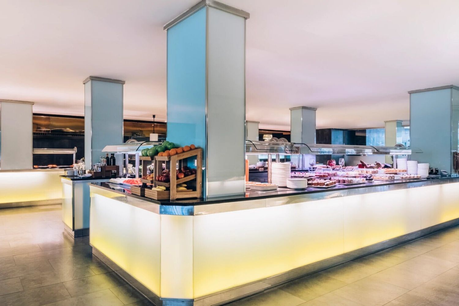 indoor restaurant and dining area