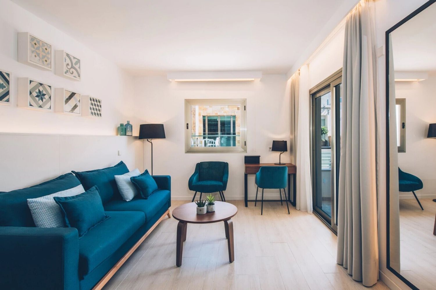 spacious living room