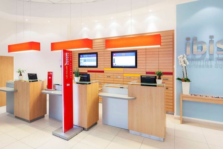 reception and check-in area