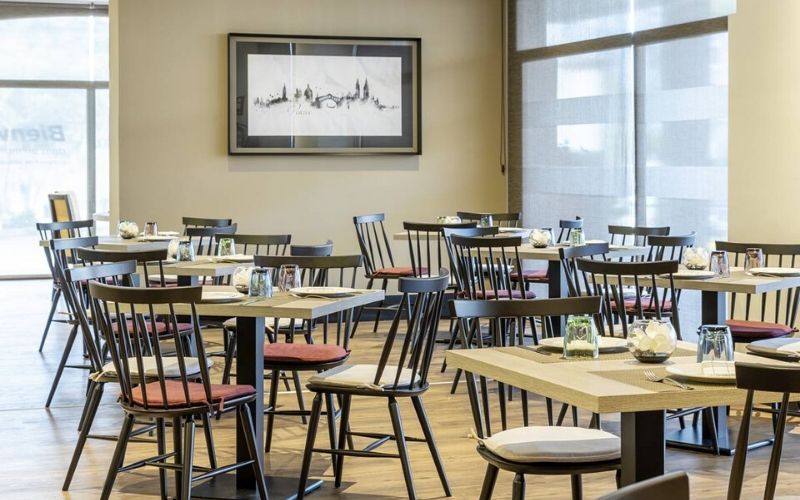 indoor restaurant and dining area