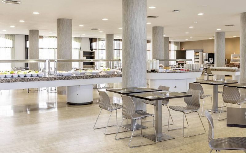 indoor restaurant and dining area