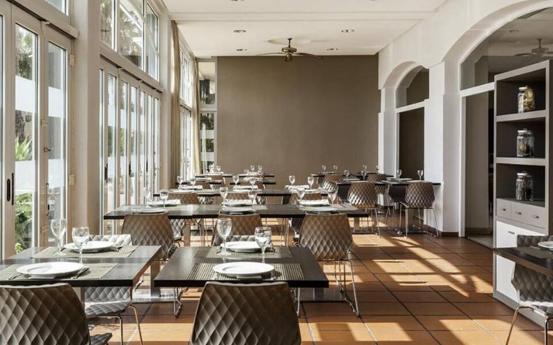 indoor restaurant and dining area