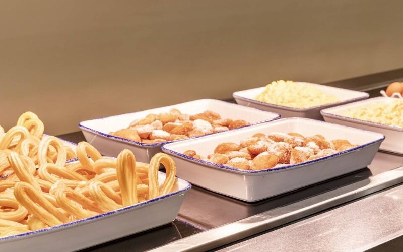 indoor restaurant and dining area