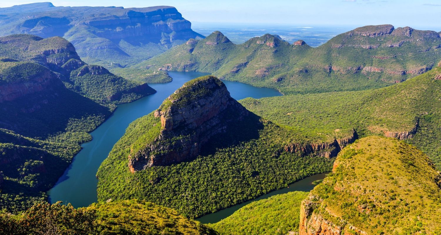 Blyde River Canyon from an aerial viewpoint