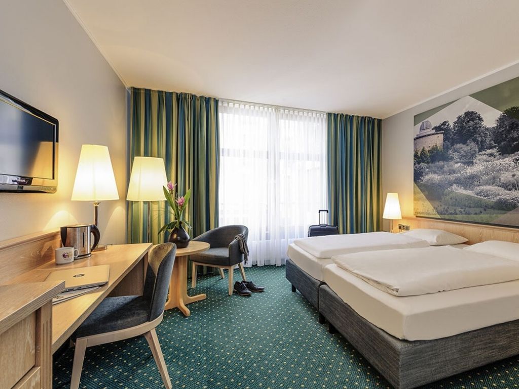 bright and spacious hotel room