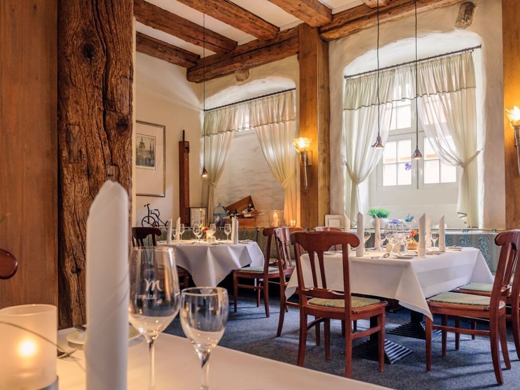 indoor restaurant and dining room