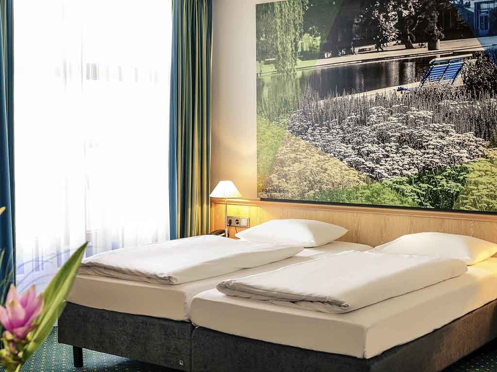 bright and spacious hotel room