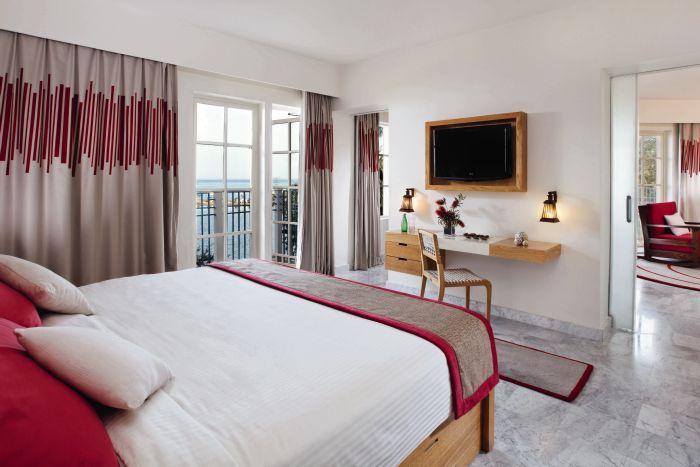 bright and spacious hotel room