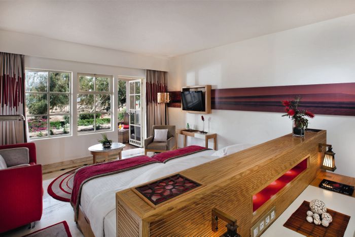 bright and spacious hotel room