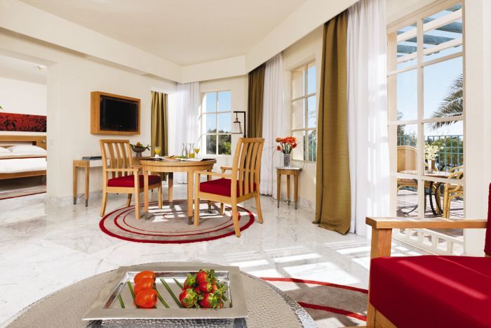 bright and spacious hotel room