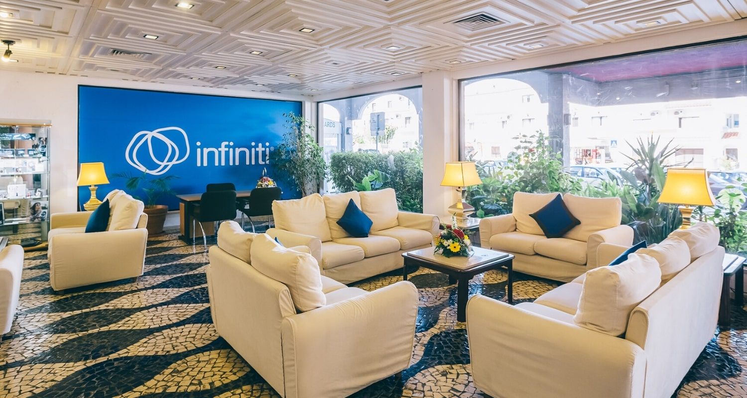 indoor lobby and lounge area