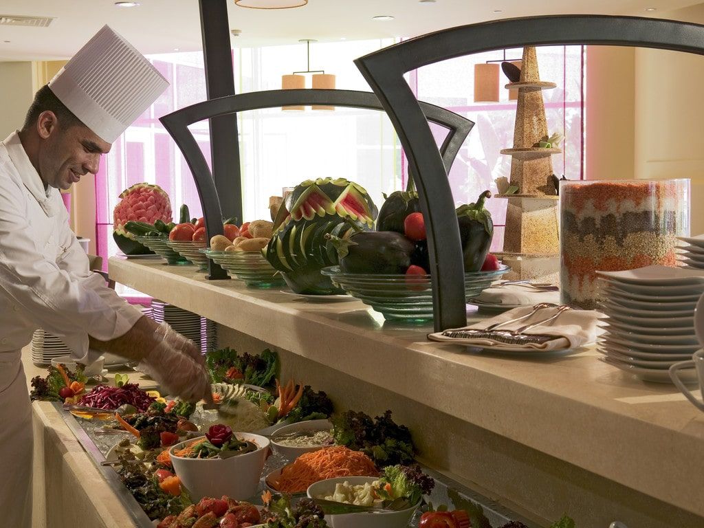 indoor restaurant and dining room