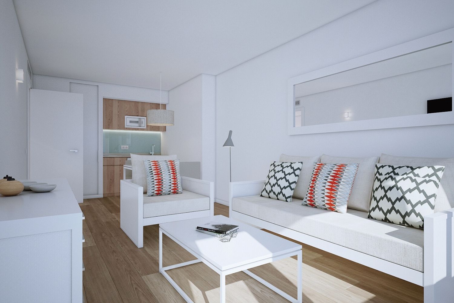 bright and spacious hotel room